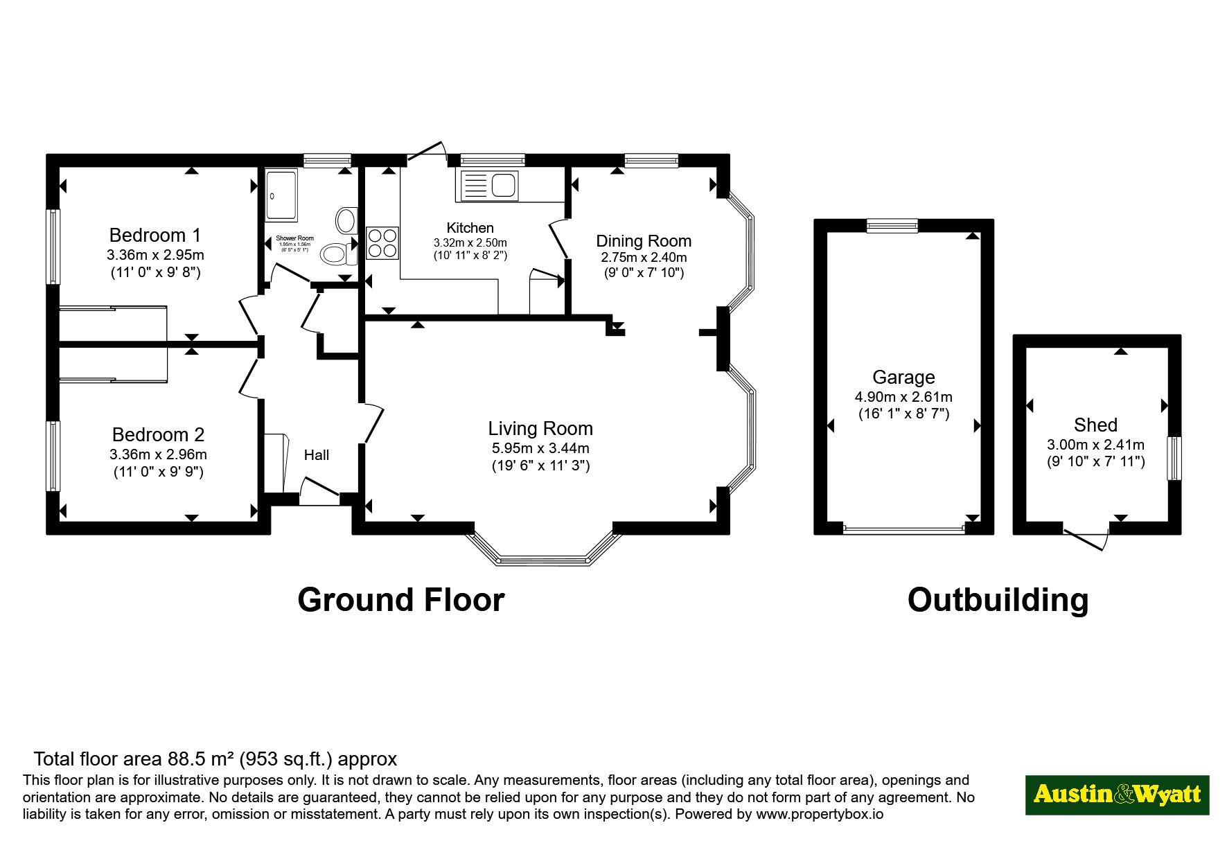19, Lumby Drive Mobile Home Park, HAMPSHIRE floorplan