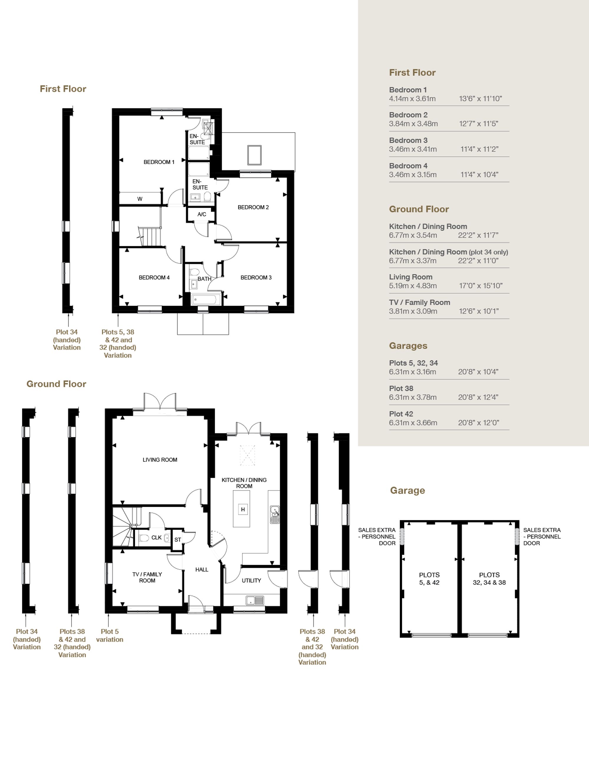 Plot 42, Deanfield Glade, Hook Norton floorplan