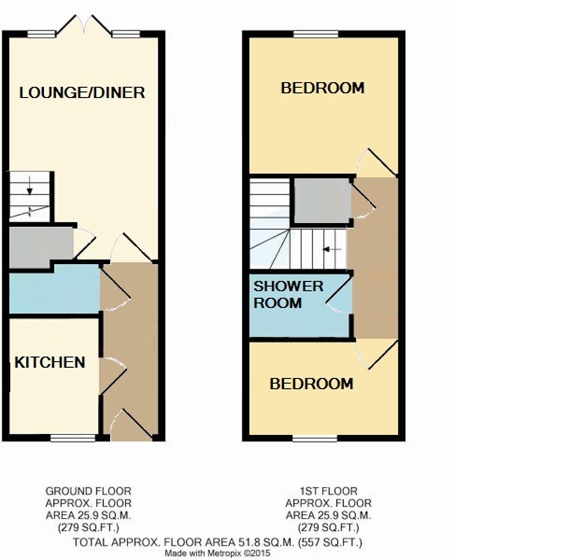 2 Bedrooms Terraced house for sale in Abbey Road, Faversham ME13