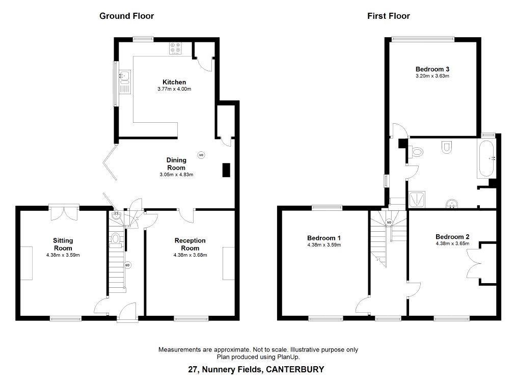 3 Bedrooms Semi-detached house to rent in Nunnery Fields, Canterbury CT1