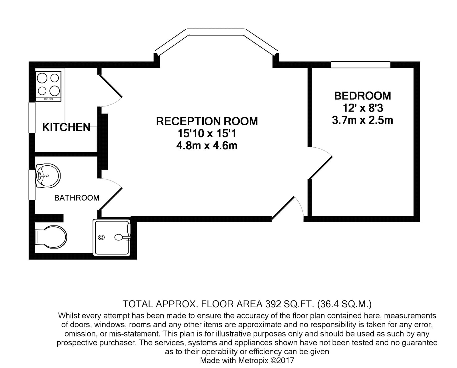 Flat 3, 19, Haling Park Road, South Croydon floorplan