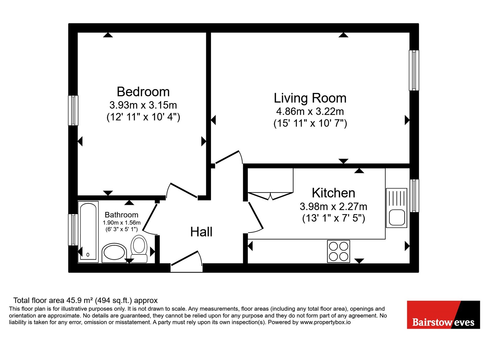 123, Avelon Road, Rainham floorplan