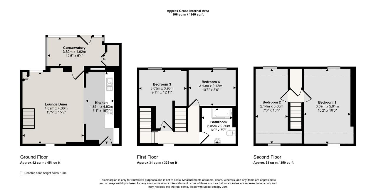 18, Gadlys Road, Aberdare floorplan