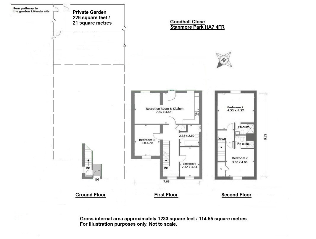 5 B, Goodhall Close, Stanmore floorplan