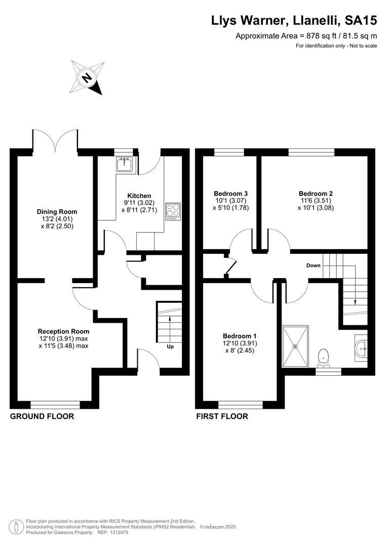 3, Llys Warner, Llanelli floorplan