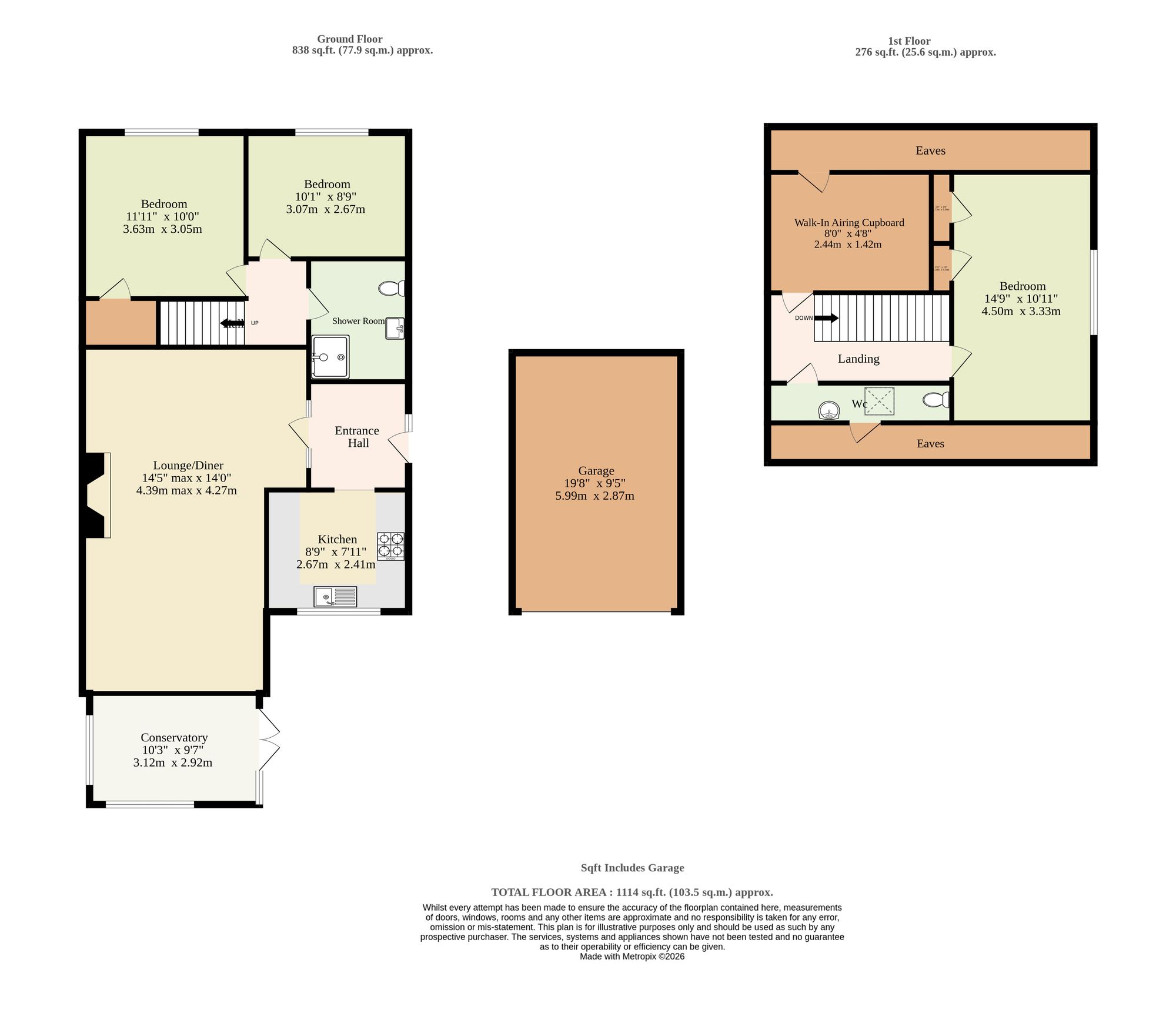 23 Francis Road, Lowestoft floorplan