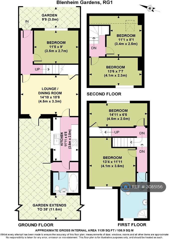 Reading floorplan