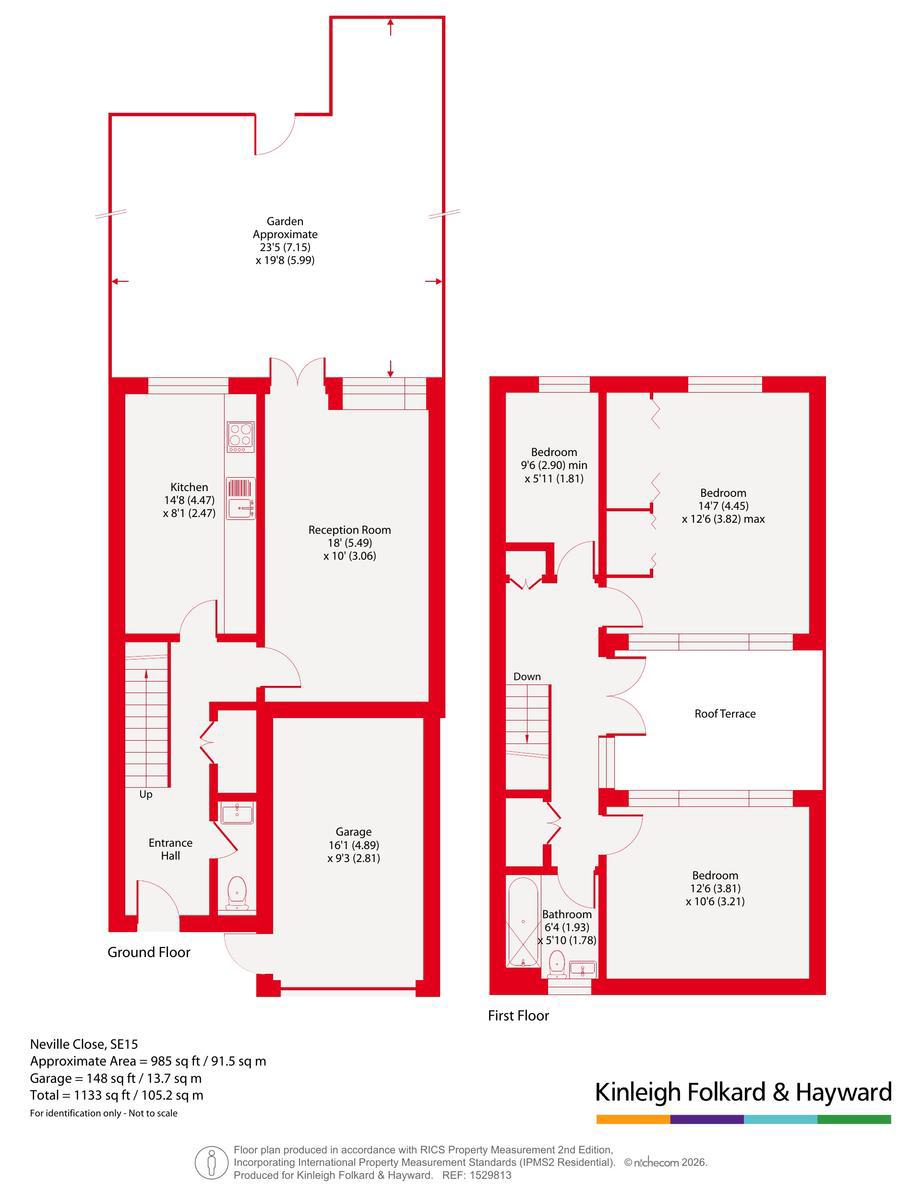 Neville Close, London floorplan