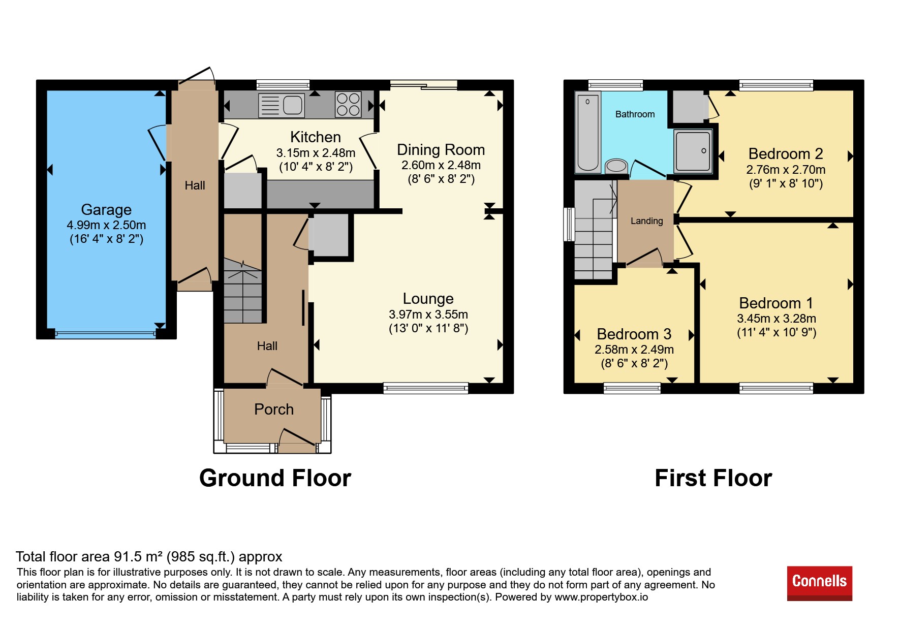 Deane Drive, Taunton floorplan