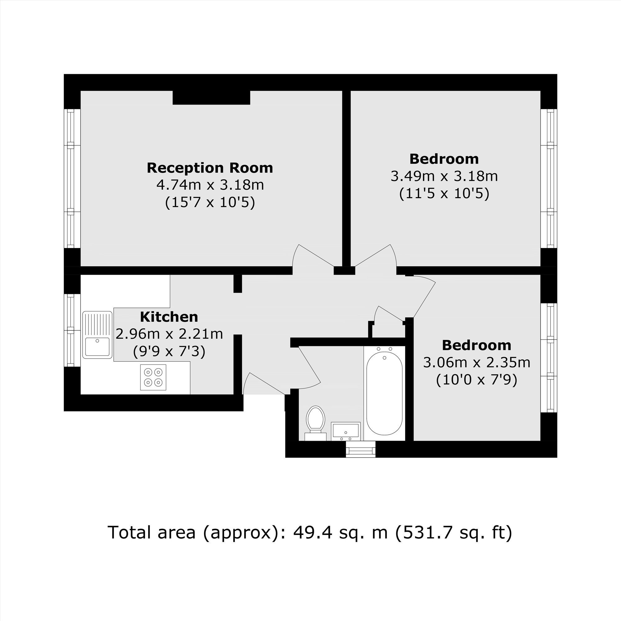 Brockley Rise, London floorplan