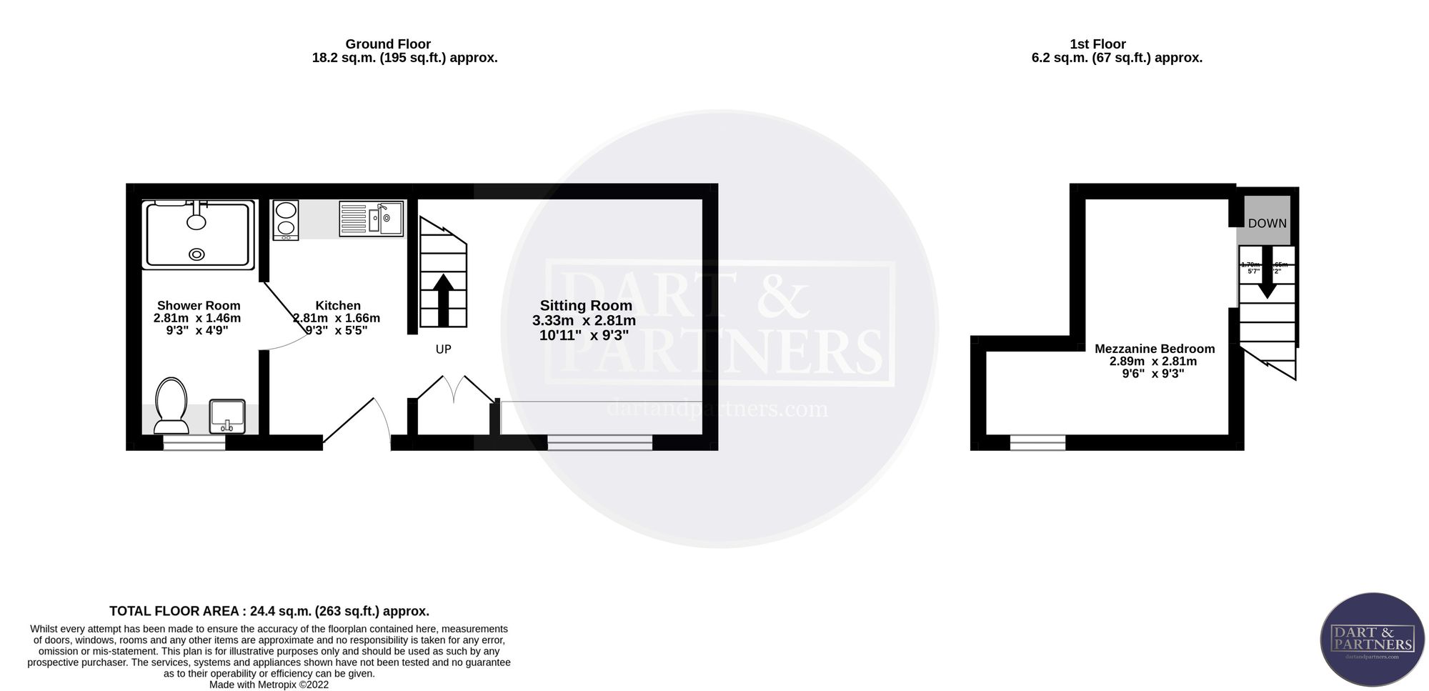 4 Sampsons Cottages Brook Street, Dawlish floorplan