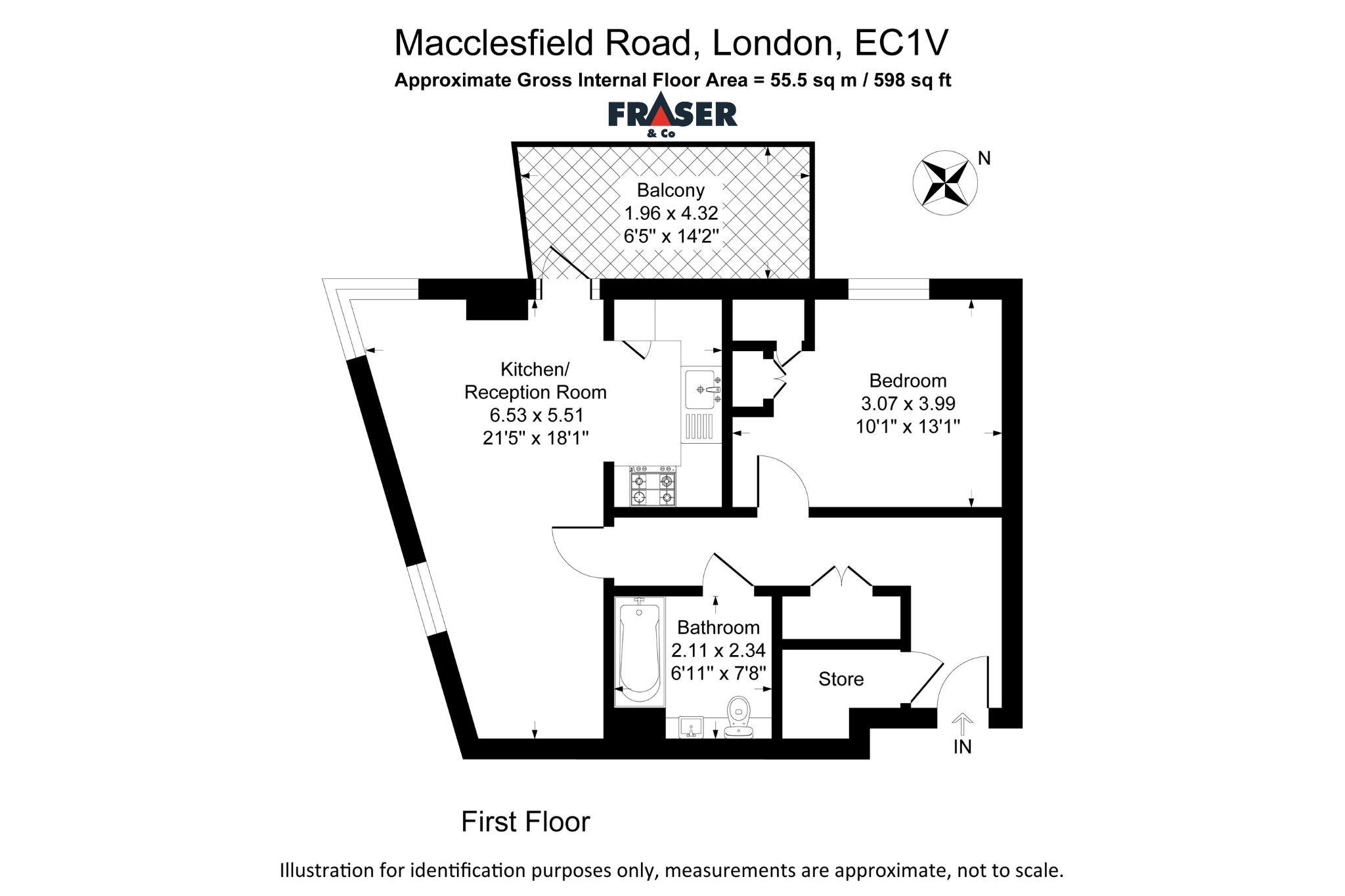Macclesfield Road, Flat 4, 6 Macclesfield Road, LONDON floorplan