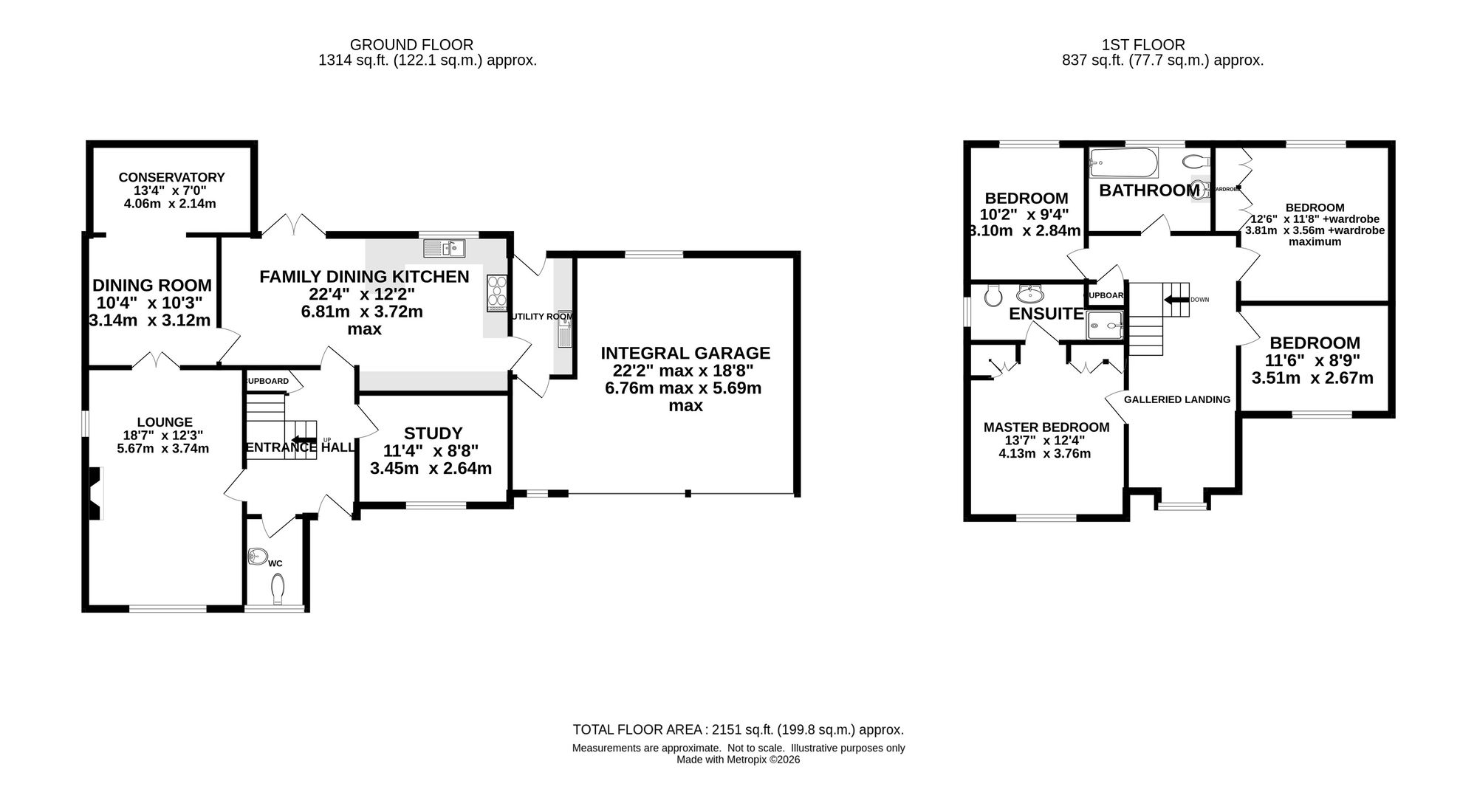45 Armistead Way, Crewe floorplan