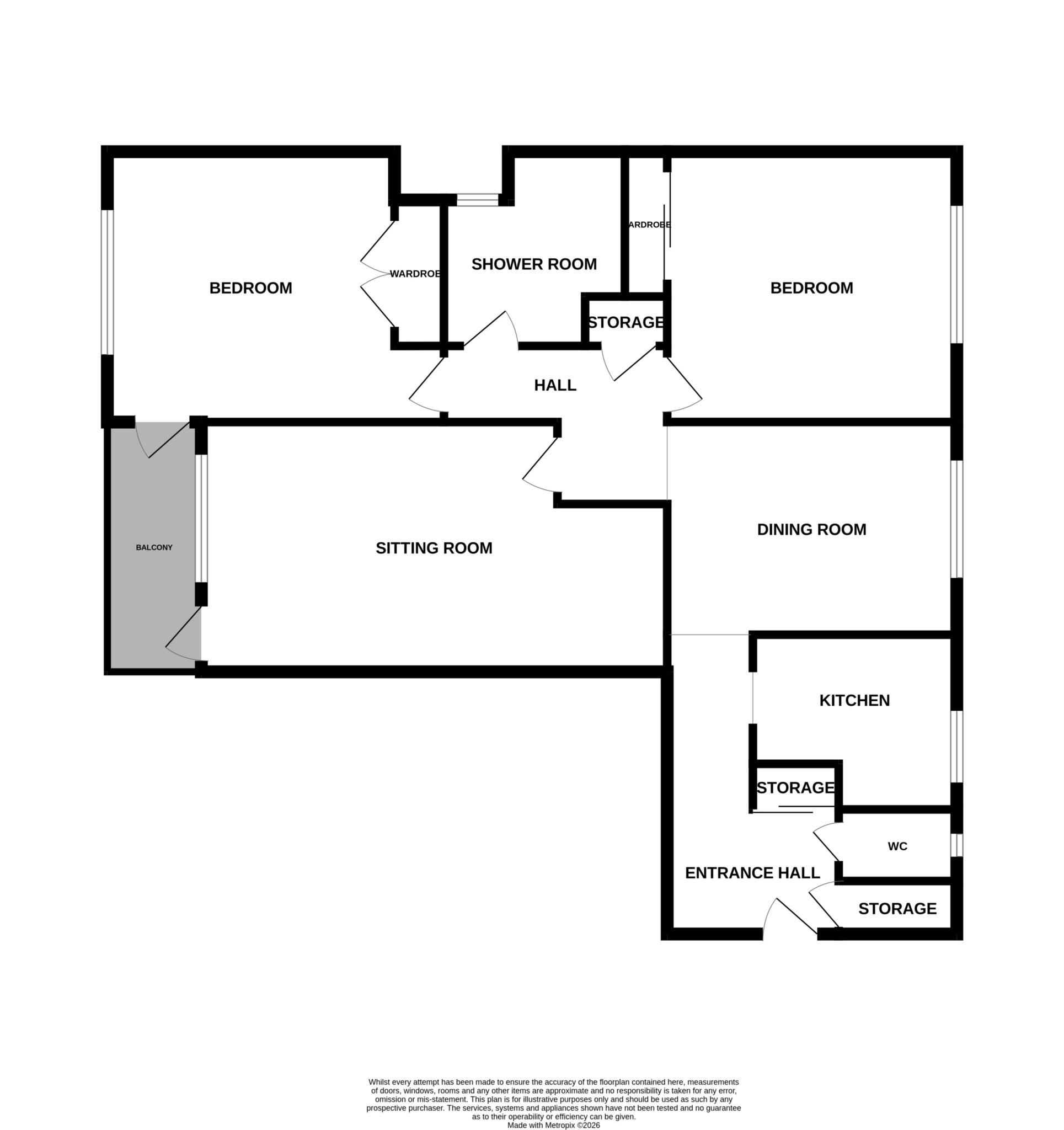 Selwyn Road, Eastbourne floorplan