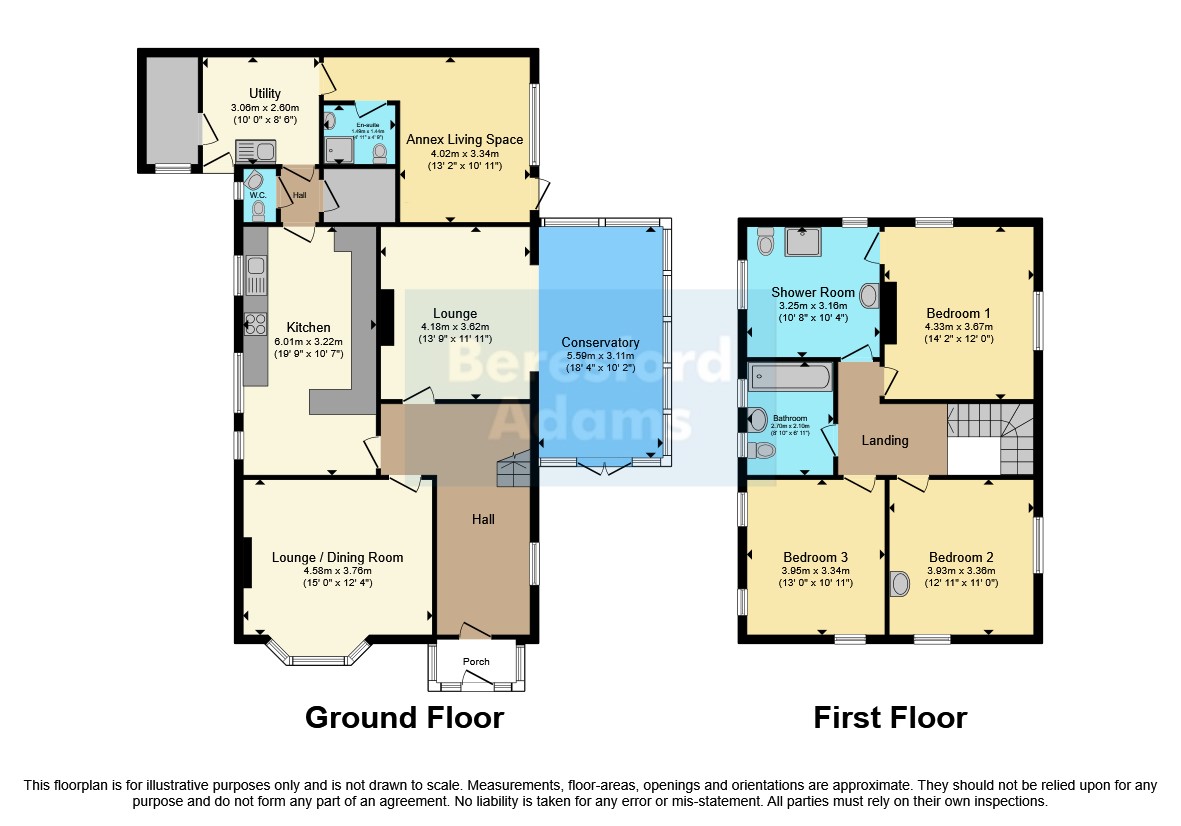 16, Curzon Road, Conwy floorplan