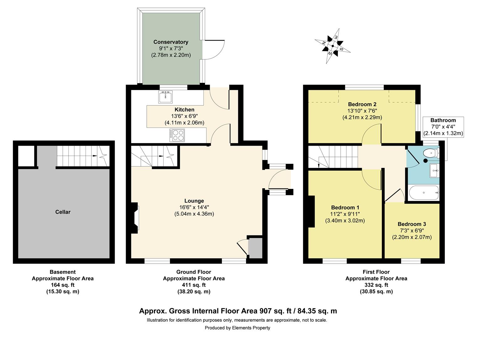 Bakehouse Cottage, 43, High Street, West Malling floorplan
