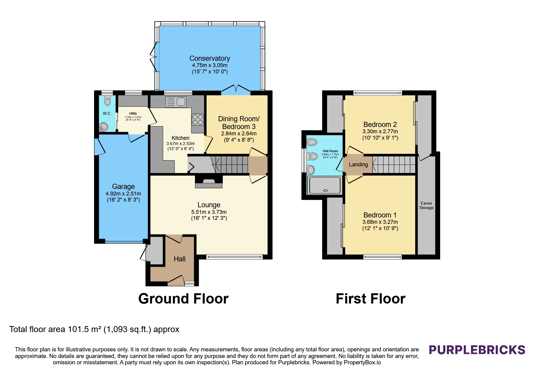 14, Yarnfield Close, Stoke-on-Trent floorplan