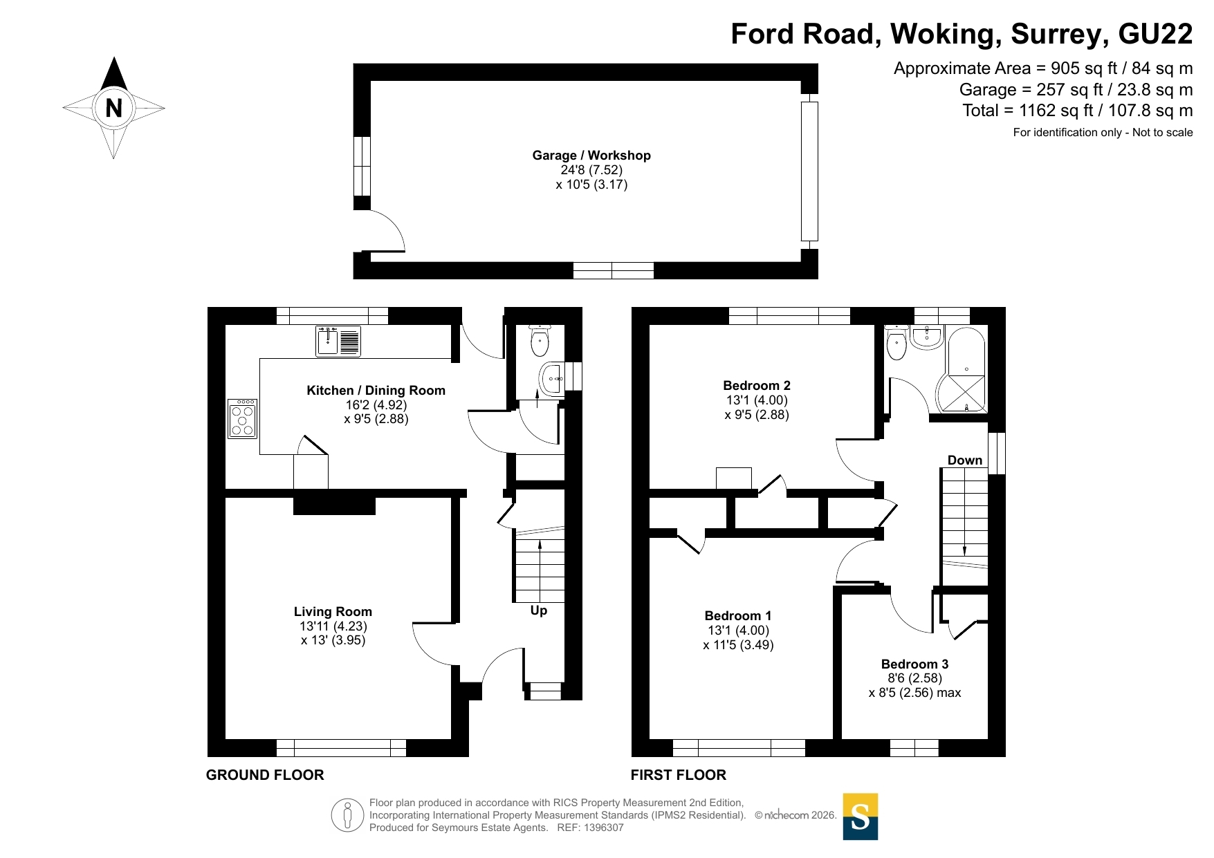 47, Ford Road, Surrey floorplan