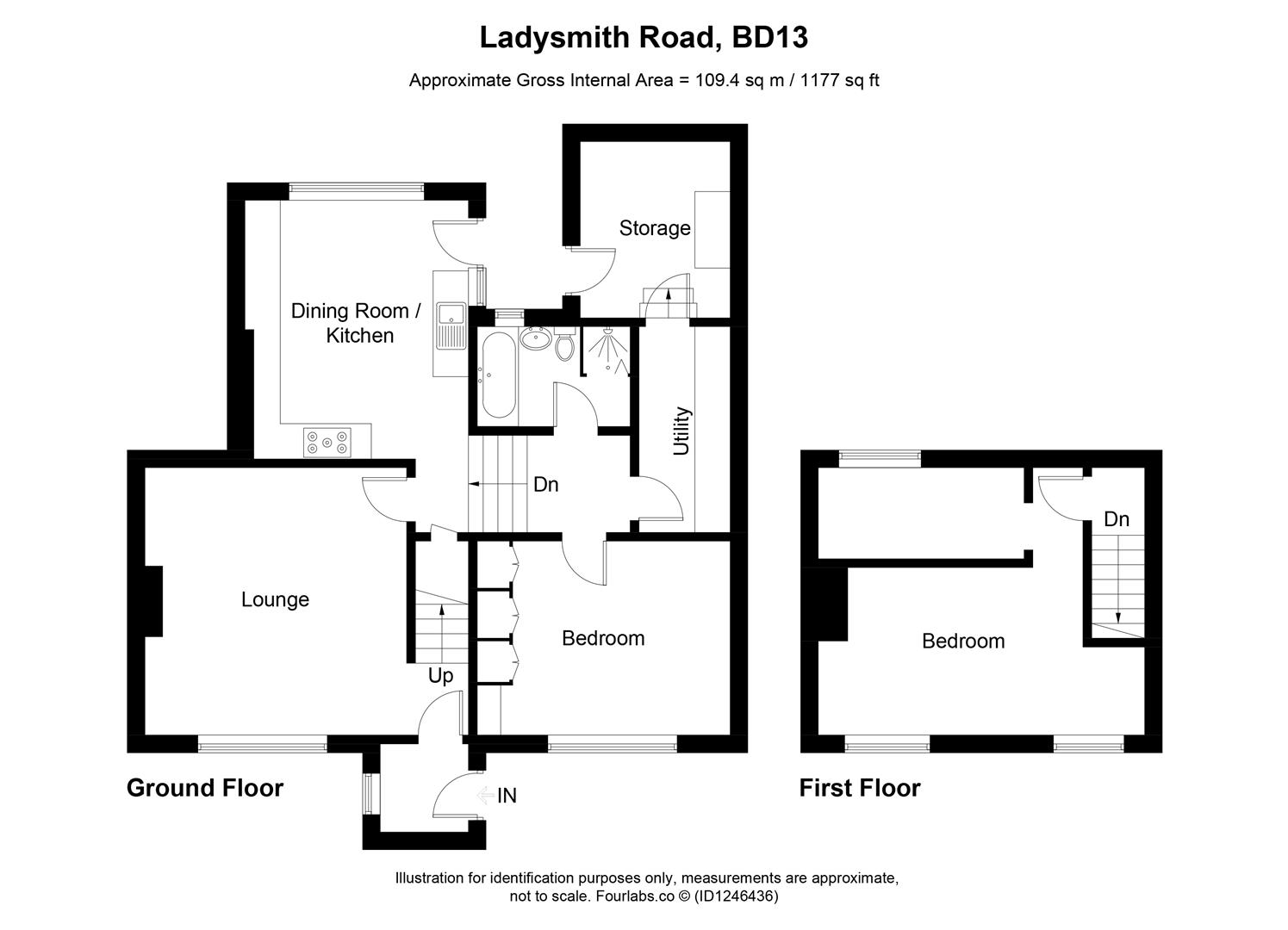 24-26, Ladysmith Road, Bradford floorplan