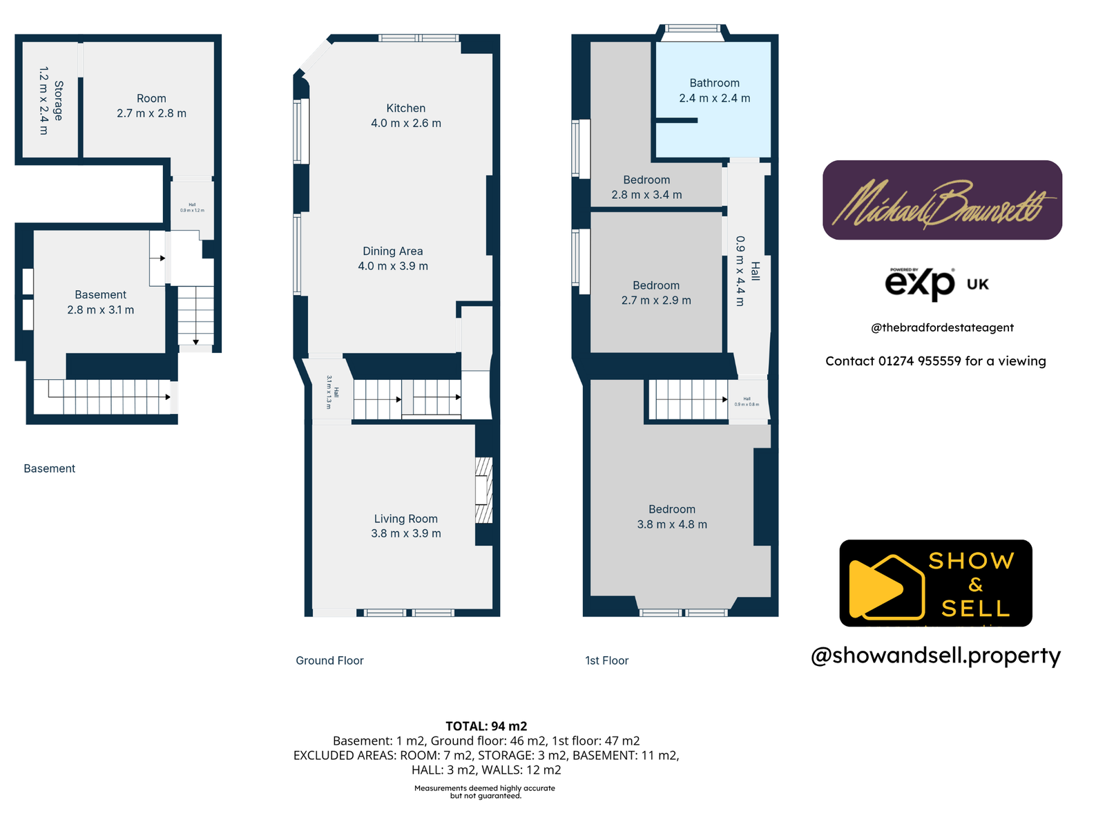 2 Fern Street, Haworth, Keighley floorplan