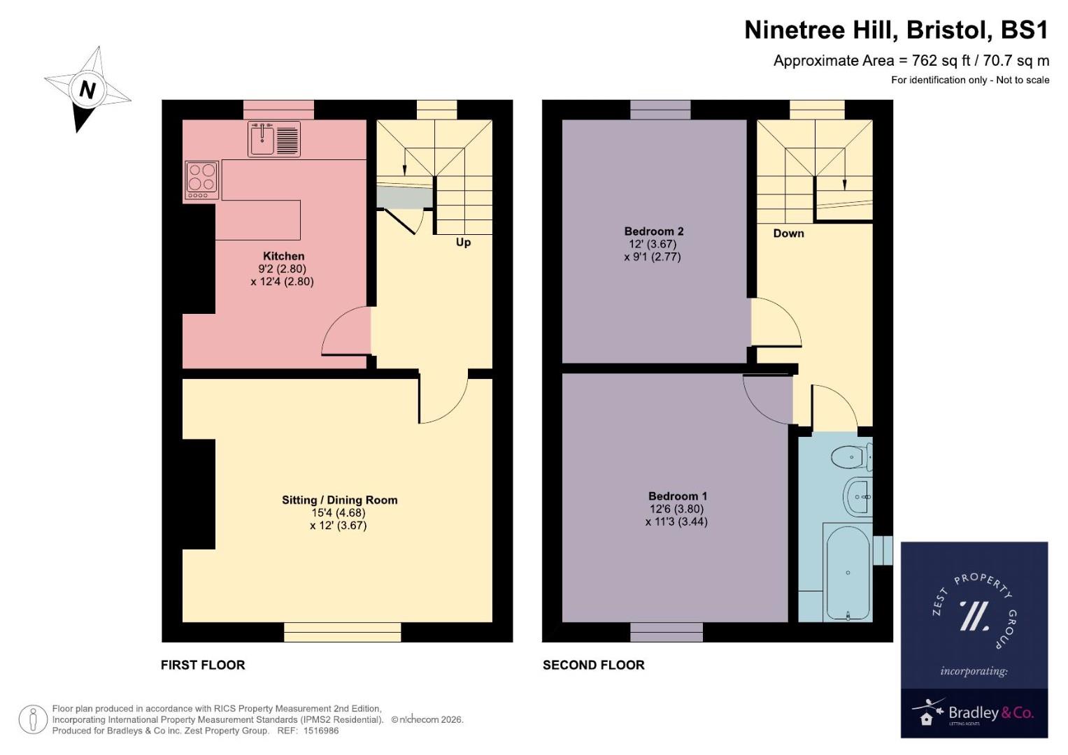 Maisonette, 3, Ninetree Hill, Bristol floorplan