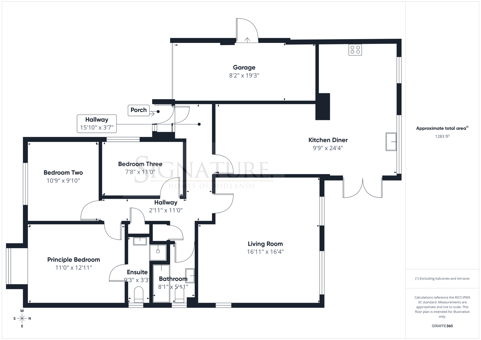 3, Shanklin Gardens, Leicester floorplan