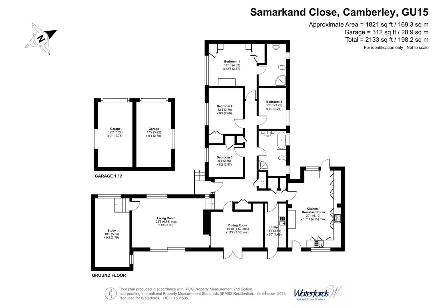 Windermere, Samarkand Close, Camberley floorplan