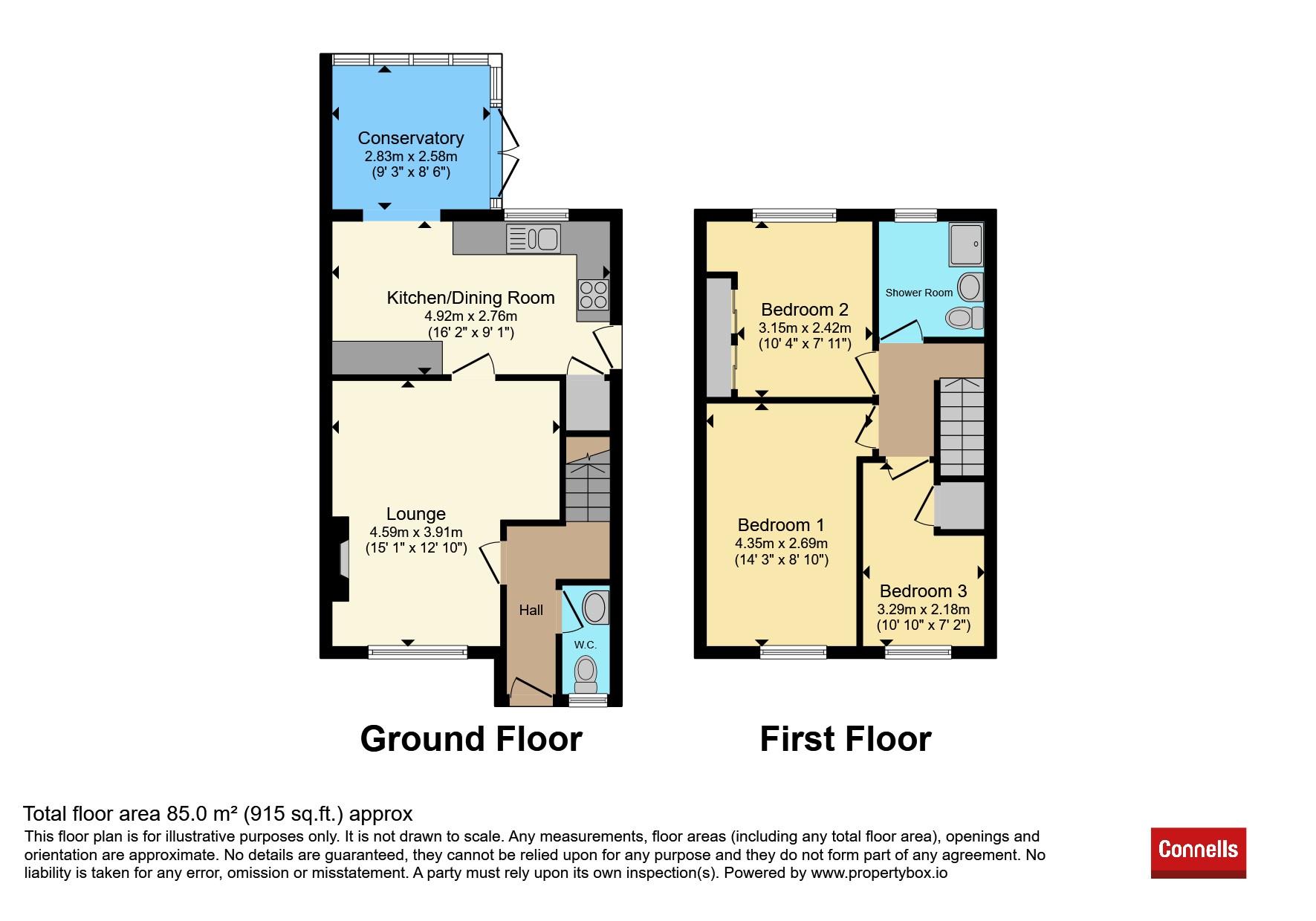 2, Grafton Close, Taunton floorplan