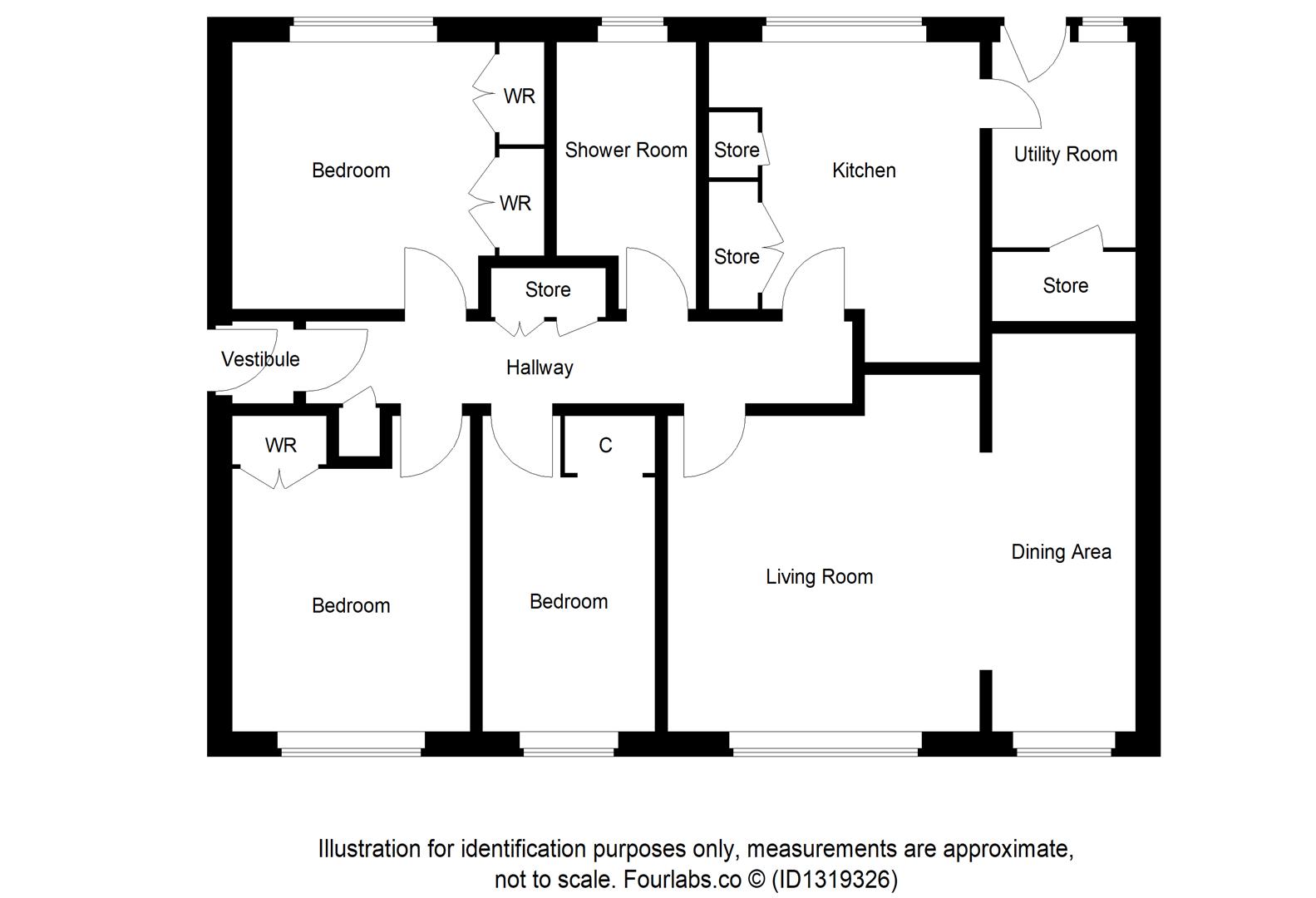 17, Allan Drive, Forres floorplan