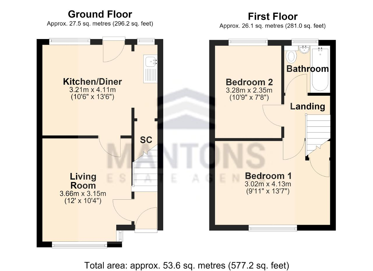 11, Peartree Road, Luton floorplan