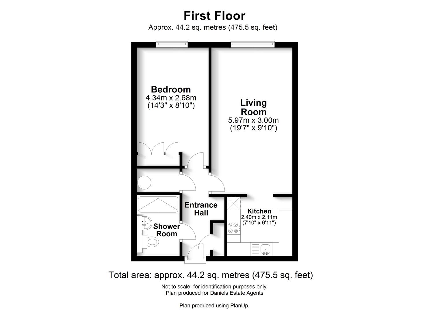 12 Davis Court, Marlborough Road, St. Albans floorplan