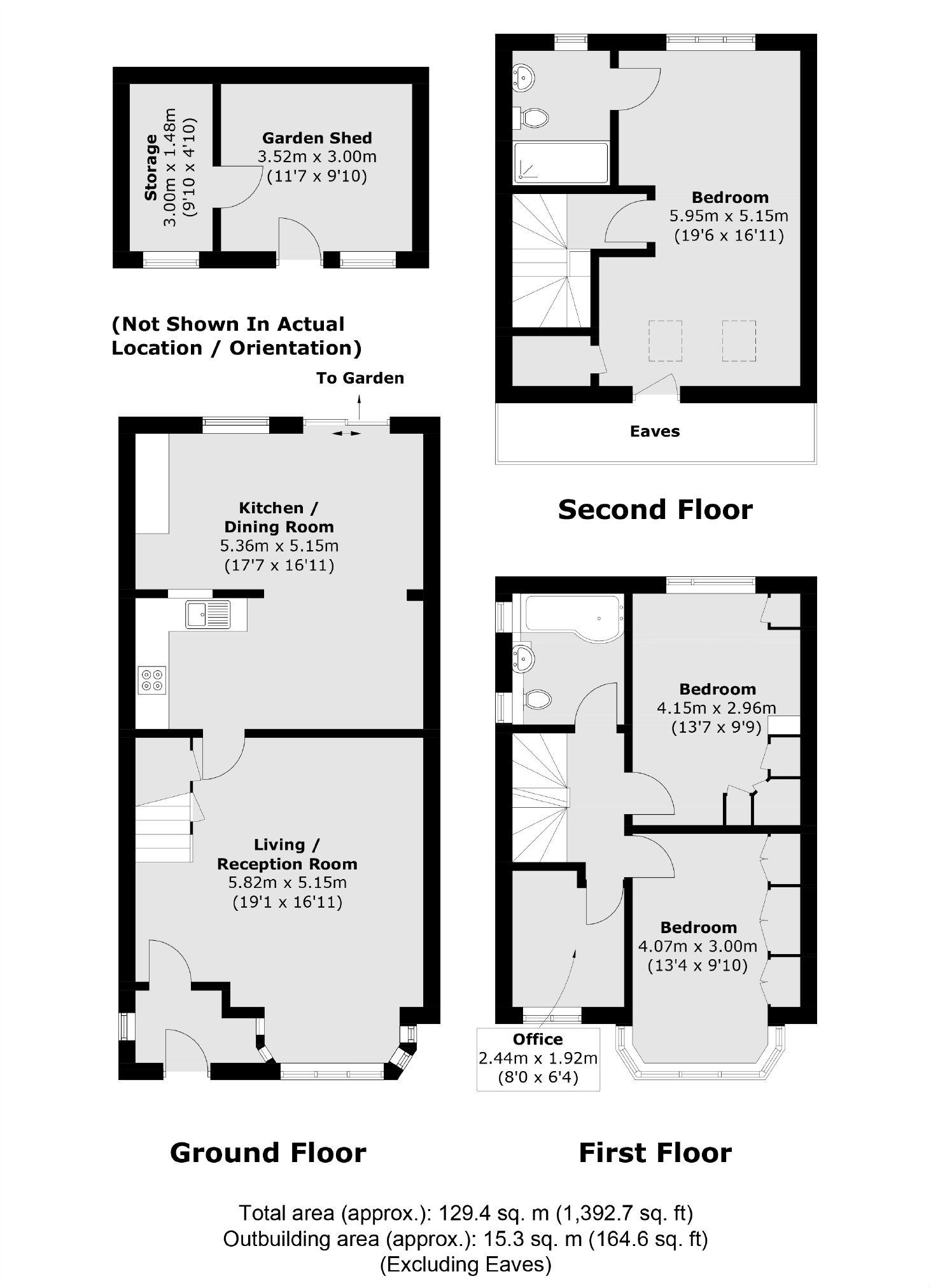96, Sandhurst Road, London floorplan