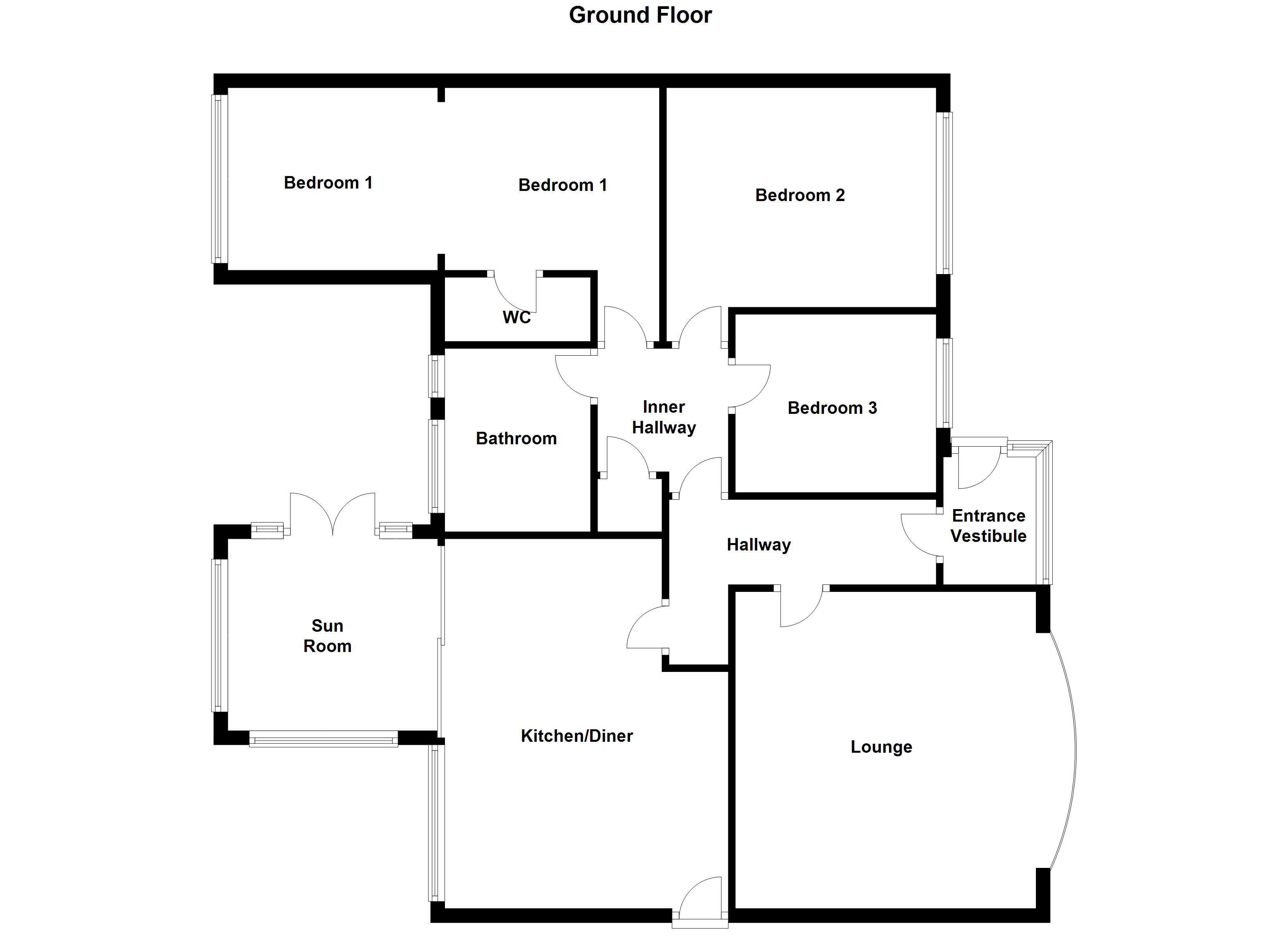 3 Bedrooms Detached bungalow for sale in Mountbatten Avenue, Sandal, Wakefield WF2