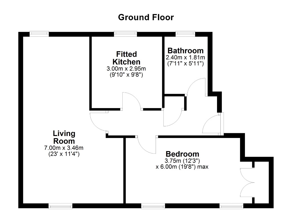 B, 3, Hastings Square, East Ayrshire floorplan