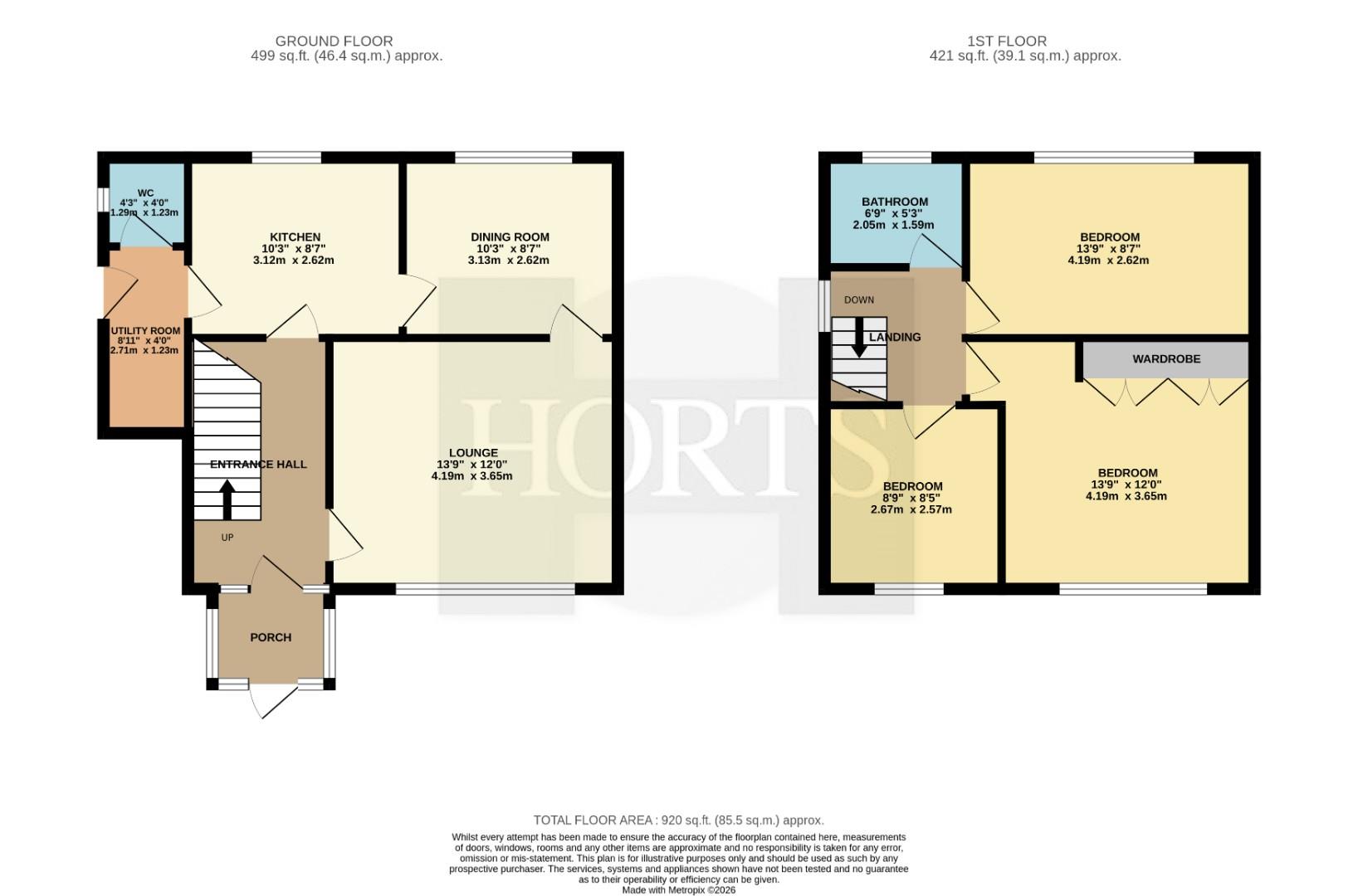 20, Westbourne Grove, Rugby floorplan
