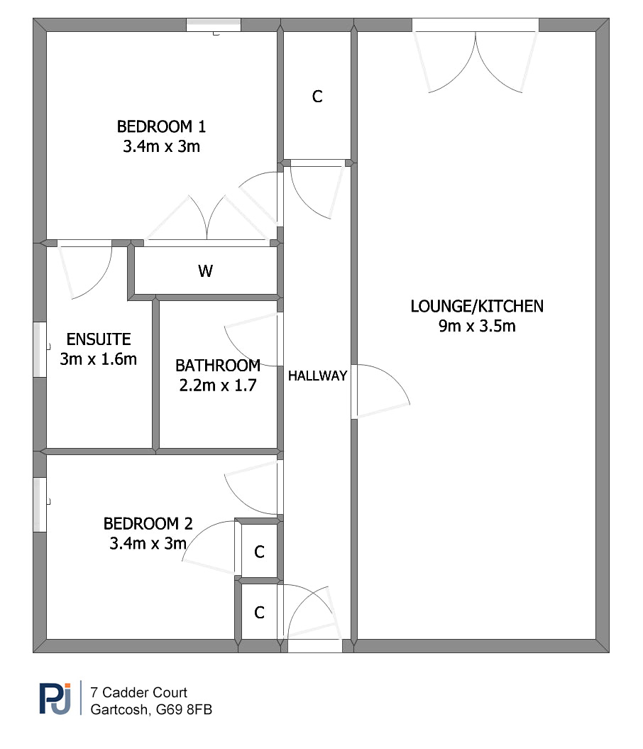 7 Cadder Court, Gartcosh, Glasgow floorplan