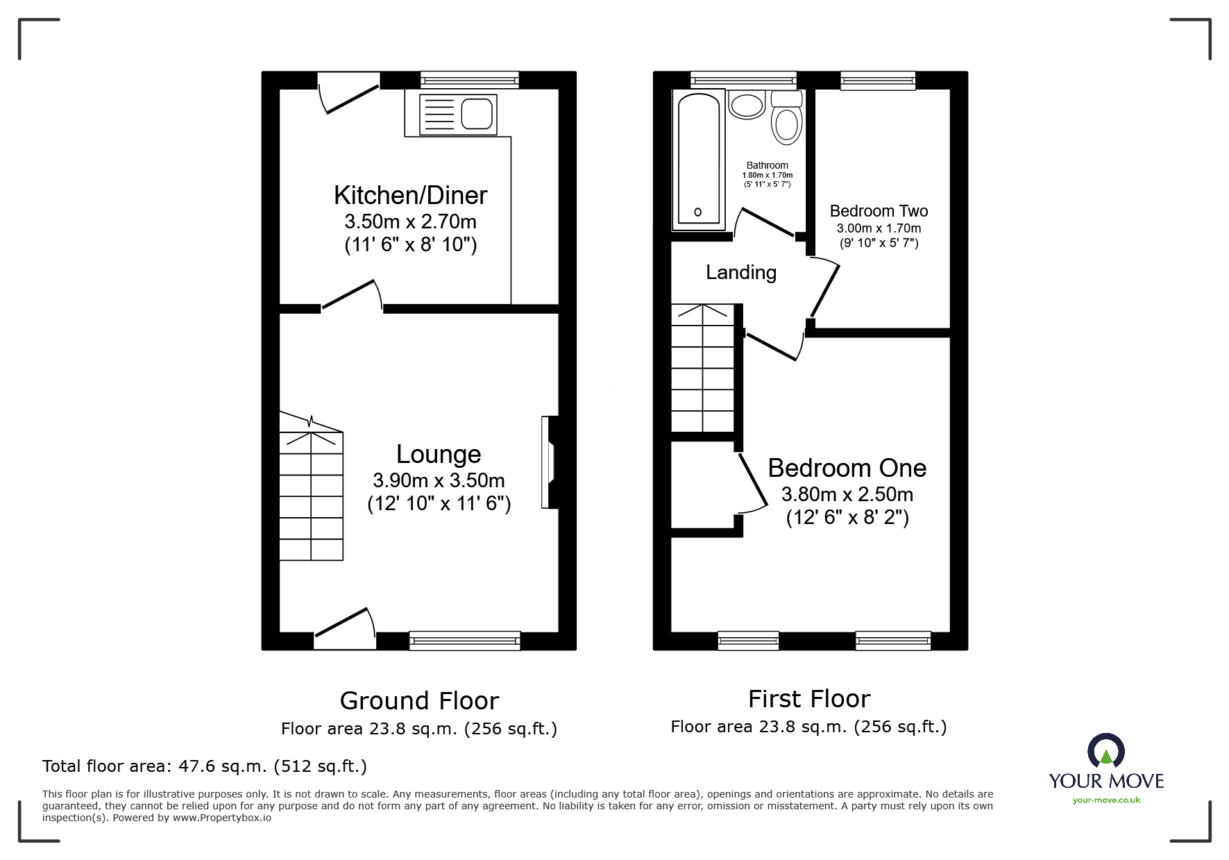 40, Warmley Close, West Midlands floorplan