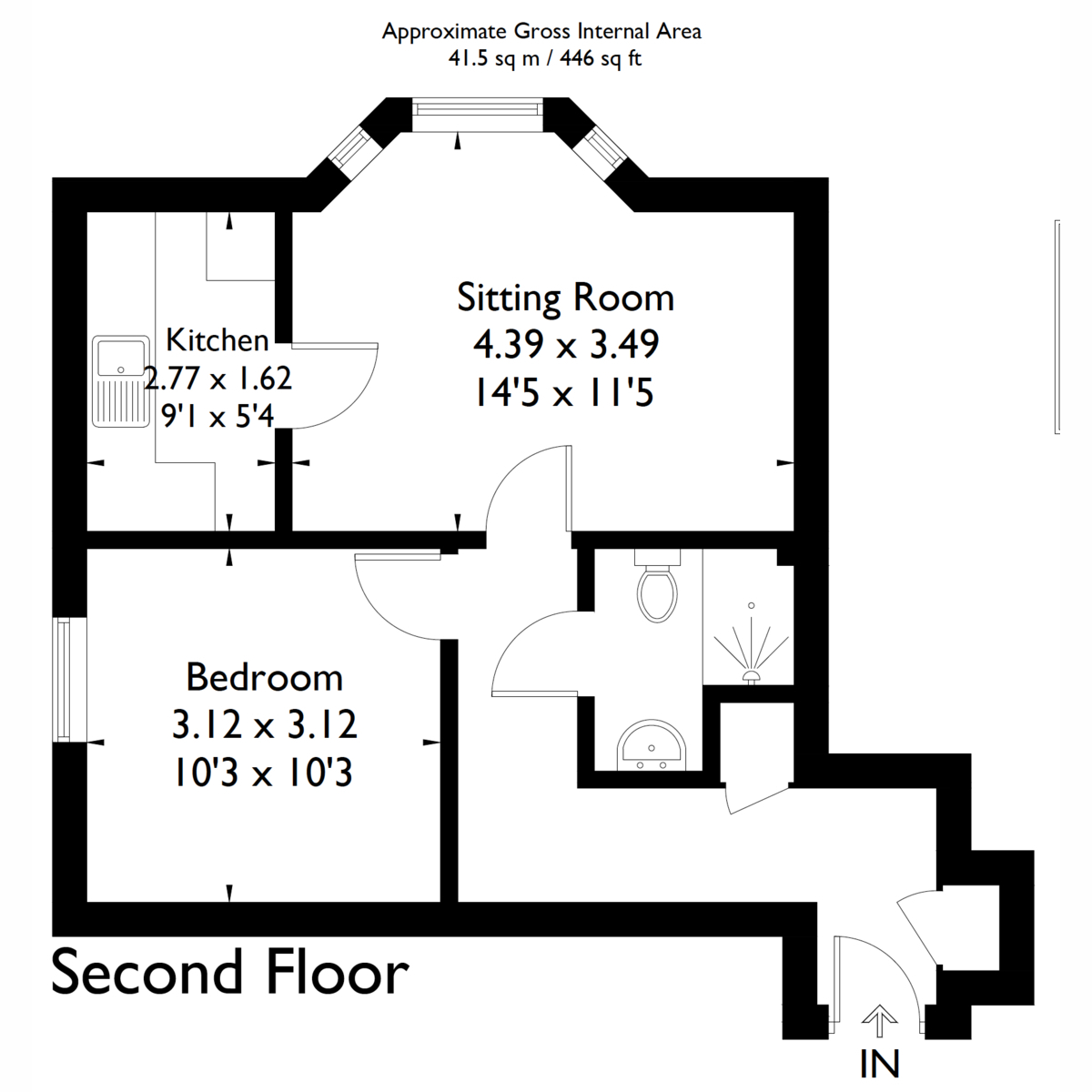 13 Park House, Green Lane, Horley floorplan