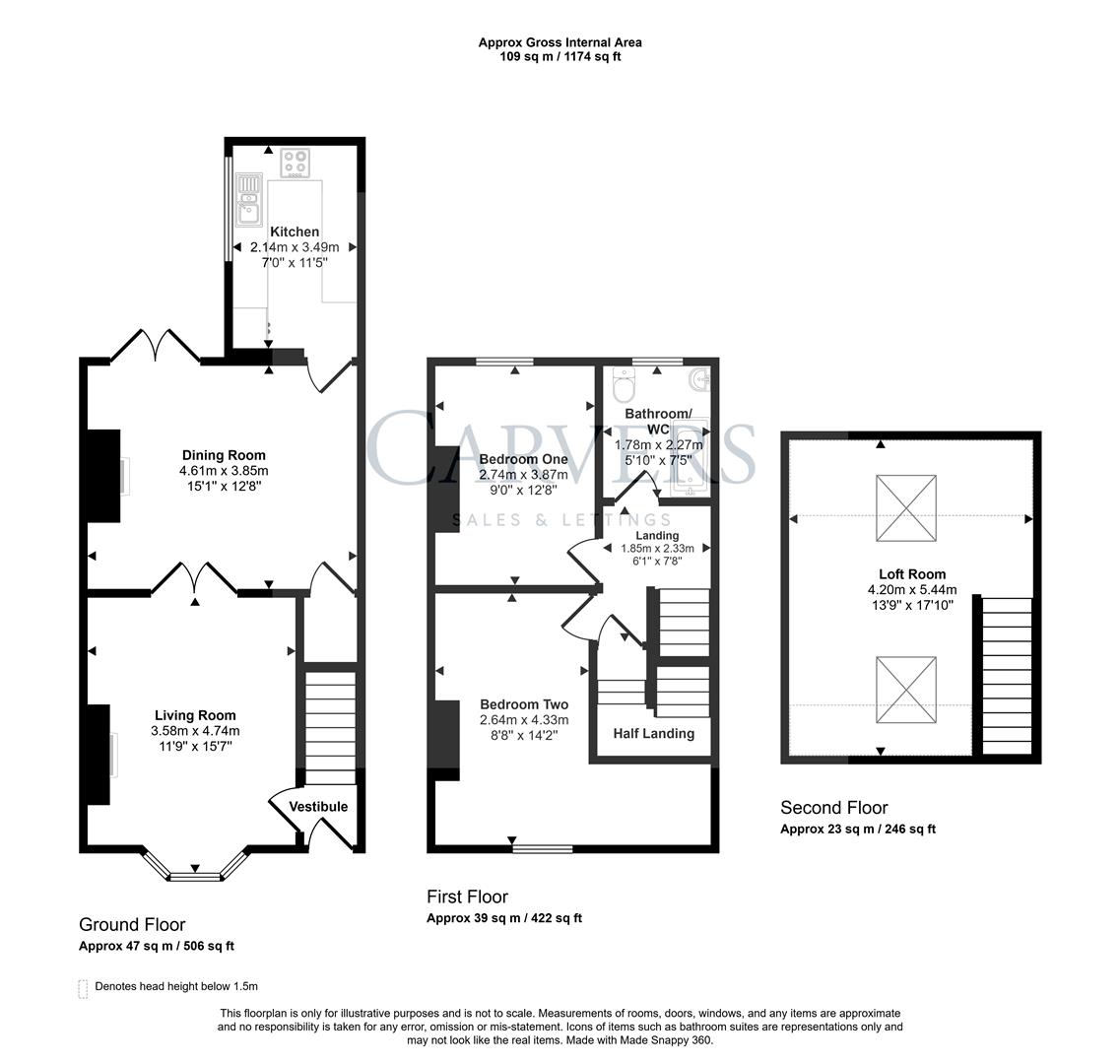 4, Scott Street, Shildon floorplan