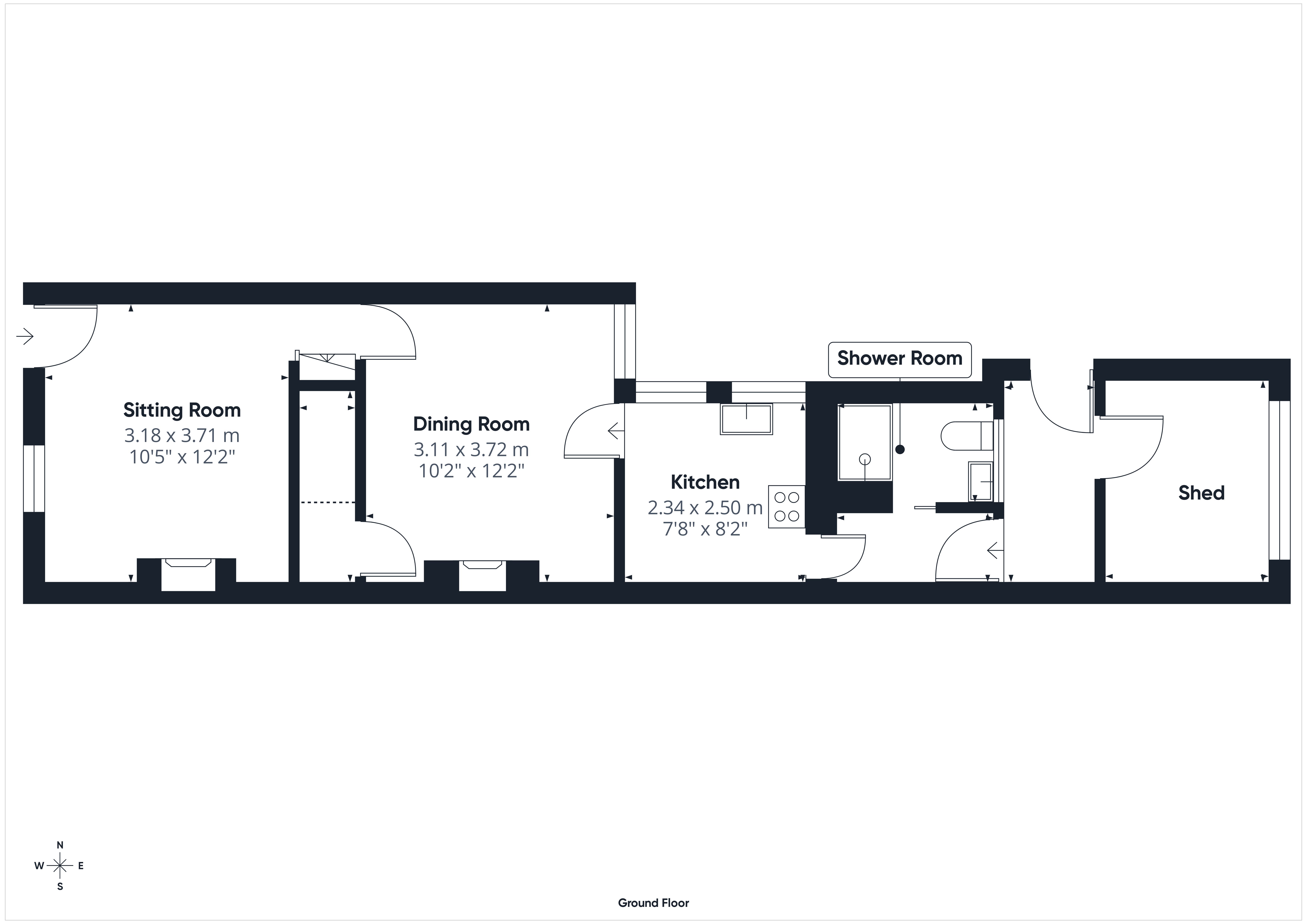 17, North Road, Herefordshire floorplan