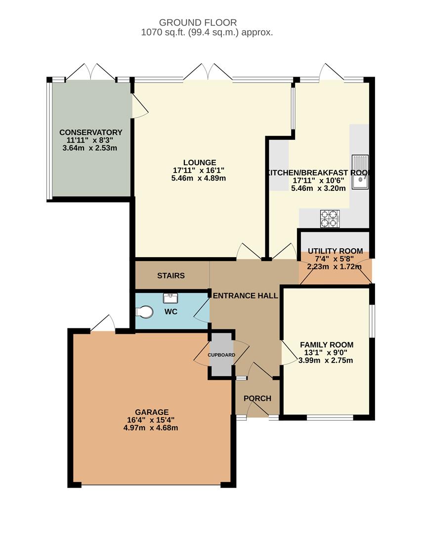 77, Treetops, Caldicot floorplan