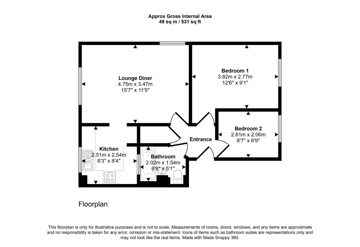 Avenue Road, Romford floorplan