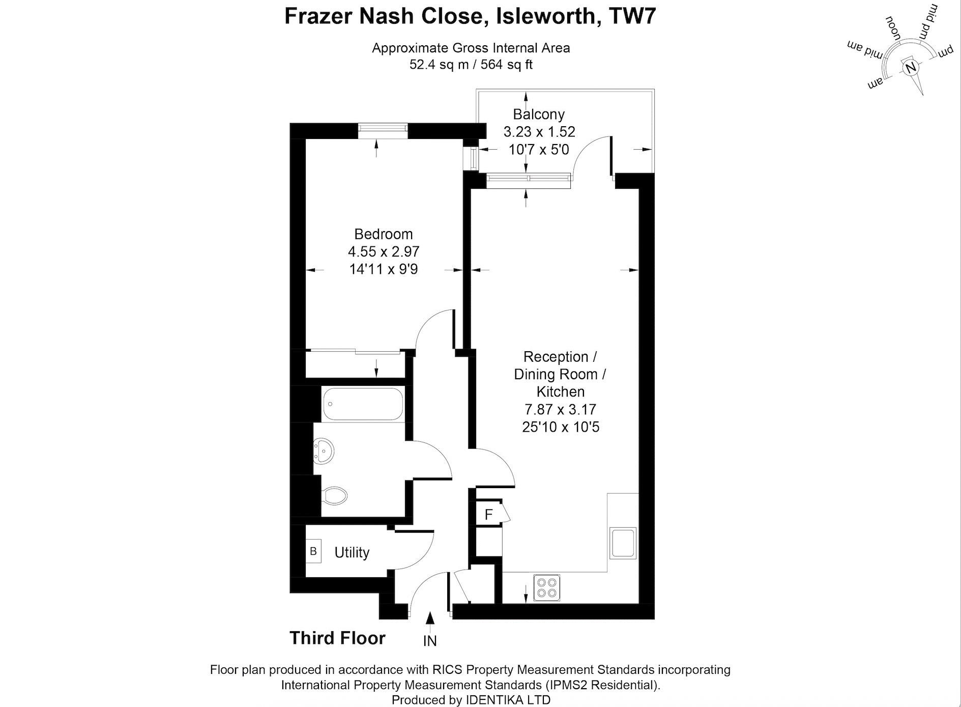 Flat 14, Nurburg House, Frazer Nash Close, Isleworth floorplan