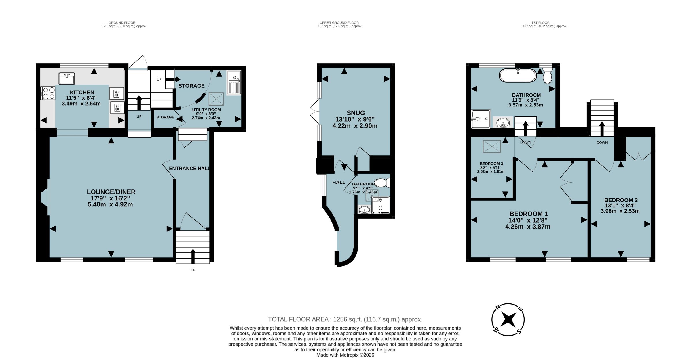 52 East Street, South Molton floorplan