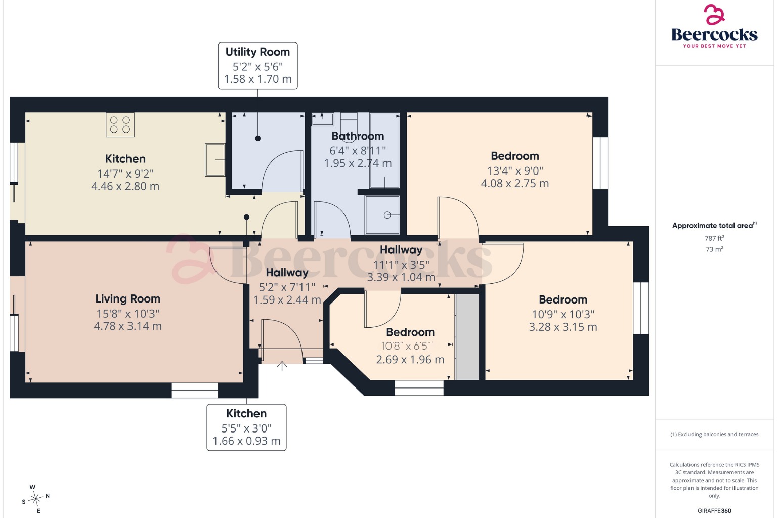 9 Horrox Court, Keyingham, East Riding of Yorkshire floorplan