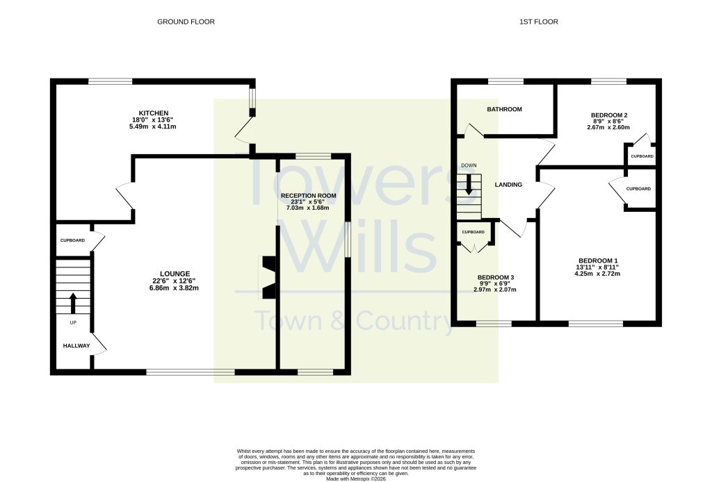 18, St Marys Crescent, Yeovil floorplan