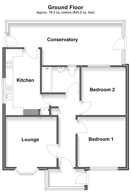 Newport Road Apse Heath, Sandown floorplan