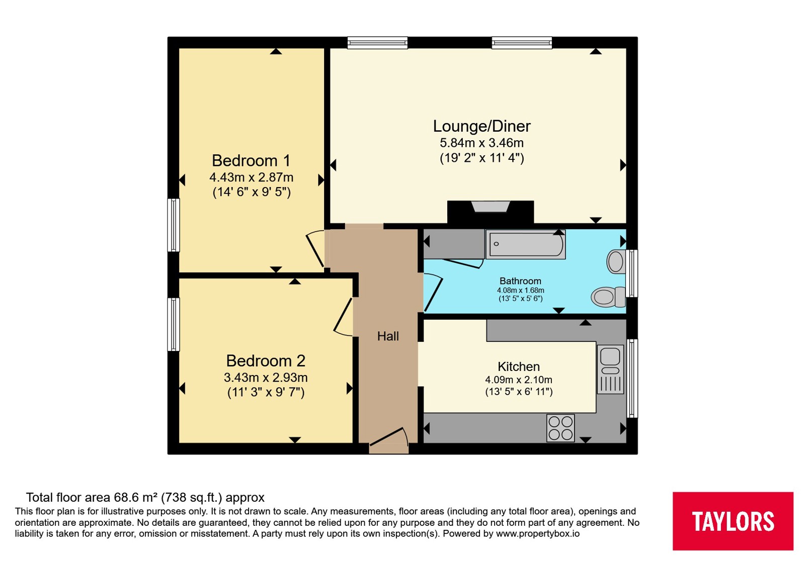 40, Gosling Avenue, Hitchin floorplan