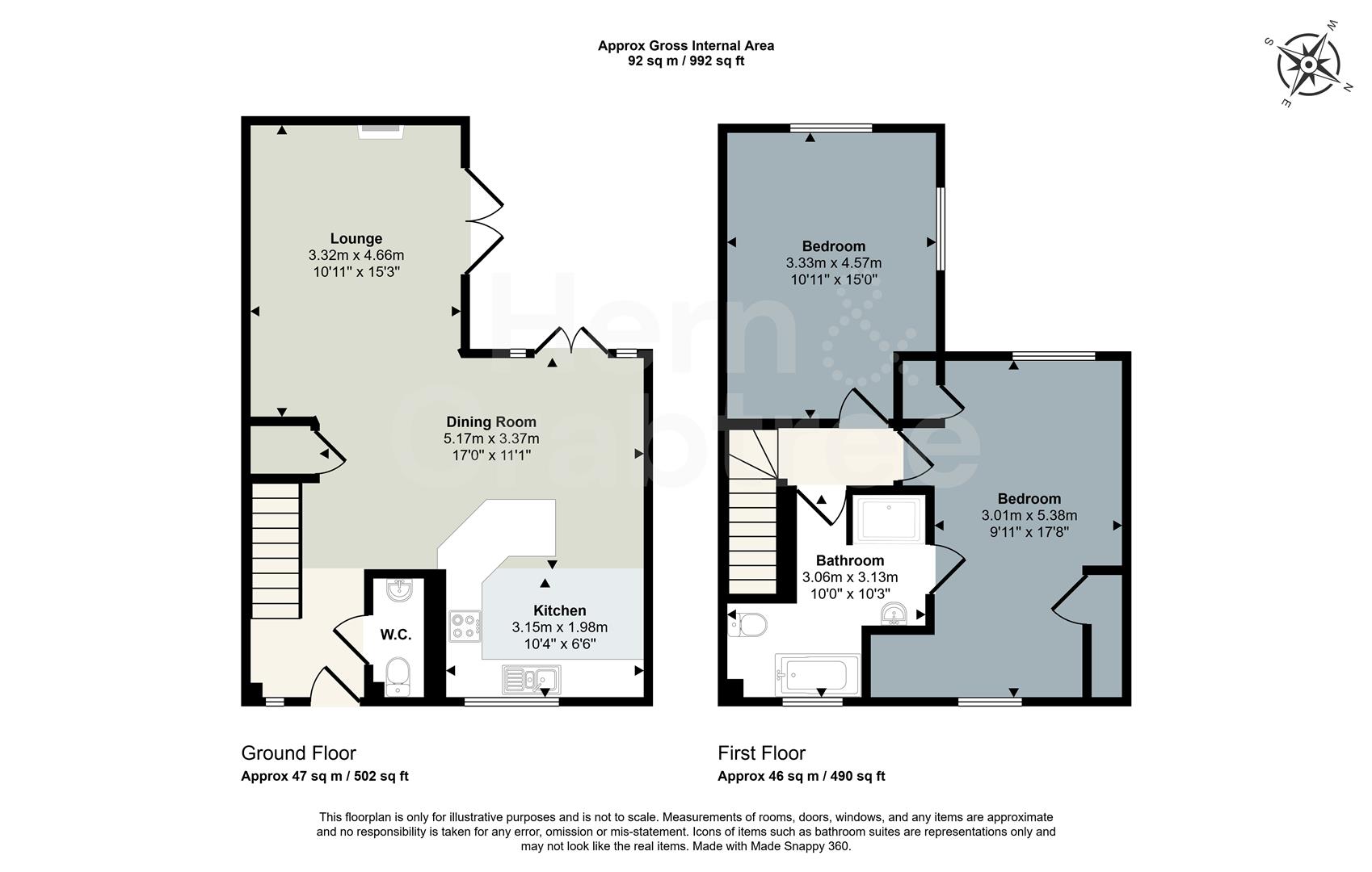 14 Gwern Hafren, Severn Grove, Cardiff floorplan