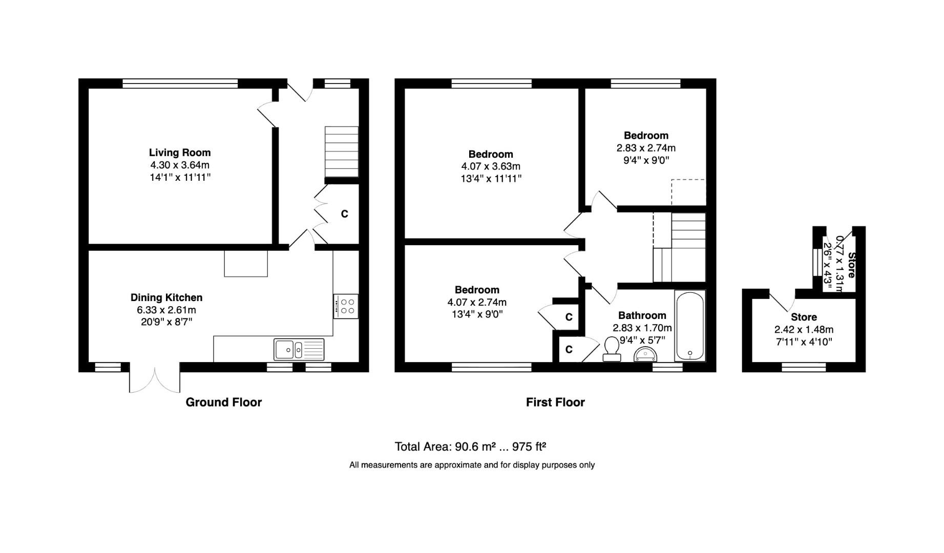 15, Hollin Park Road, Pudsey floorplan